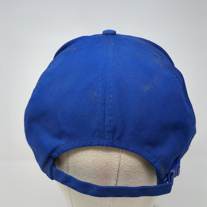 Dales Service Co Slideback Hat Blue One Size Adjustable 6 Panel Rope Otto