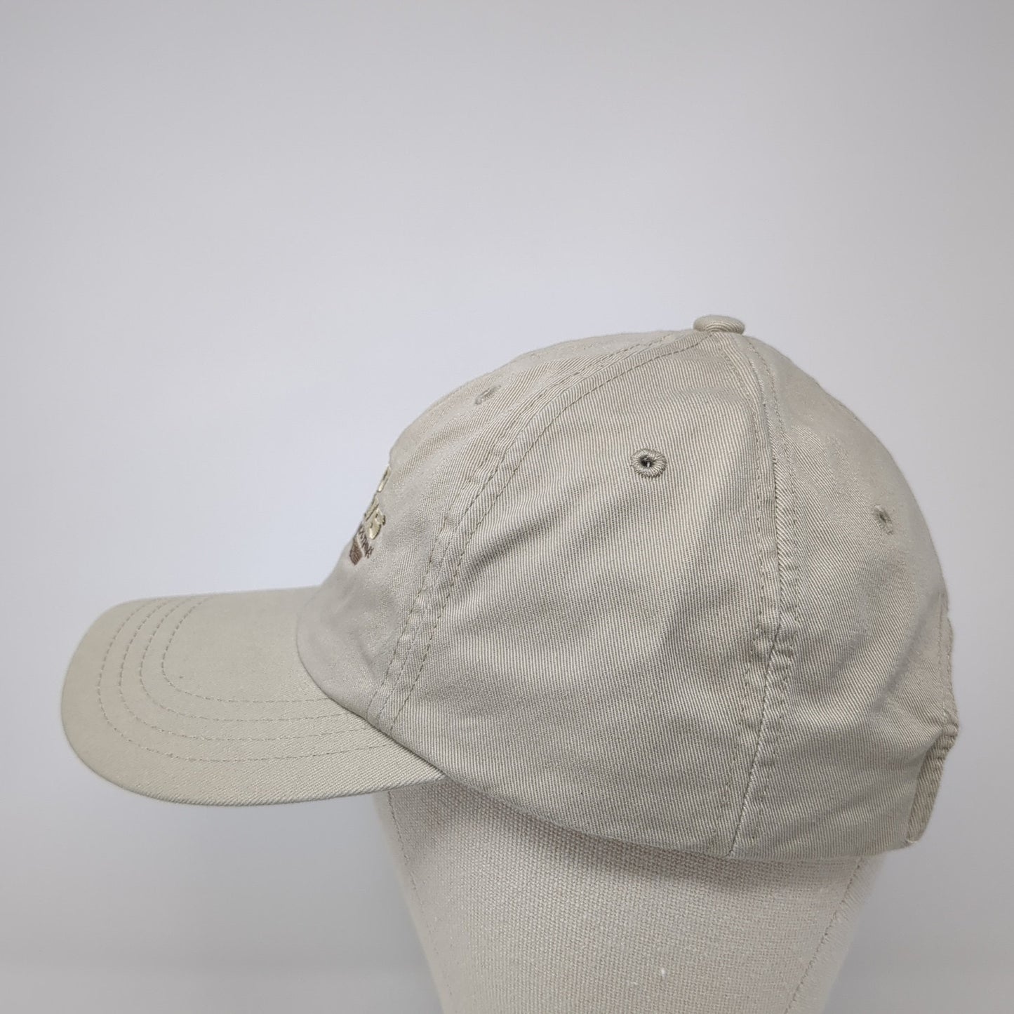 Bud Sports Productions Baseball Cap Beige One Size Adjustable Embroidered Cotton