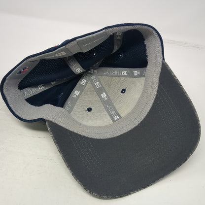 New Era Seattle Seahawks NFL Baseball Cap Blue Gray White Green M 39THIRTY Fit