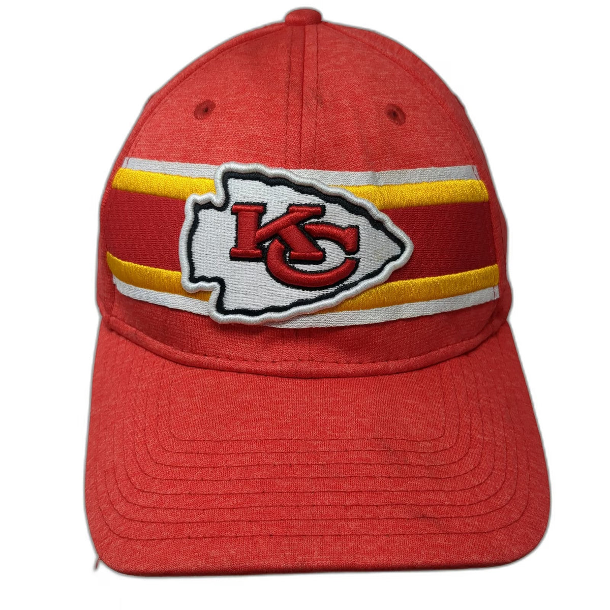 New Era Kansas City Chiefs NFL Red Baseball Cap L Stretch Fit 39THIRTY Logo Hat