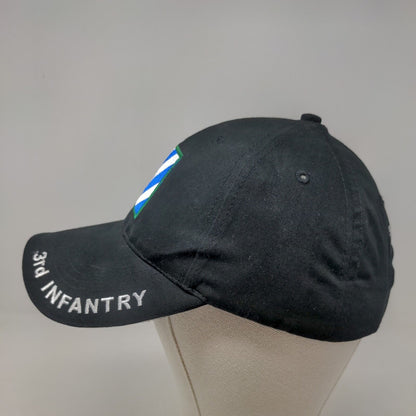 Eagle Crest Men's US 3rd Infantry Strapback Hat Black OSFM Embroidered Logo