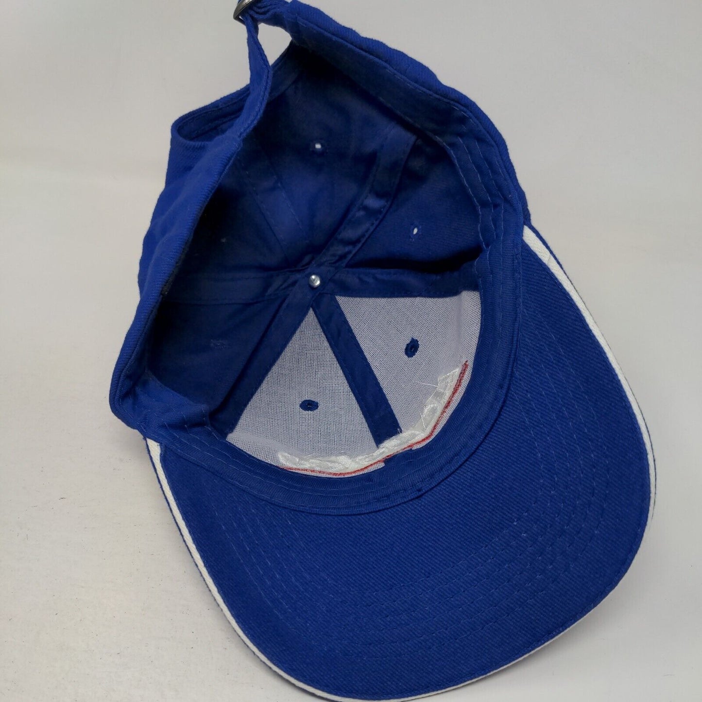 ACDelco Slideback Hat Blue OSFA Adjustable Embroidered Vented Holes 6 Panel