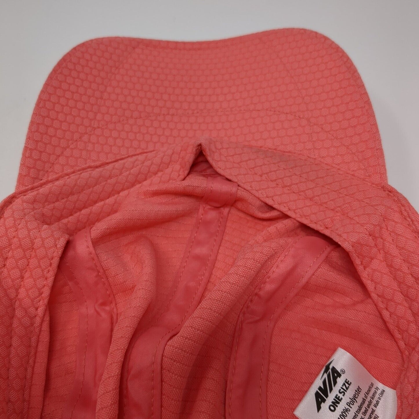 Avia 5 Panel Cap Pink One Size Adjustable Lightweight Breathable Polyester