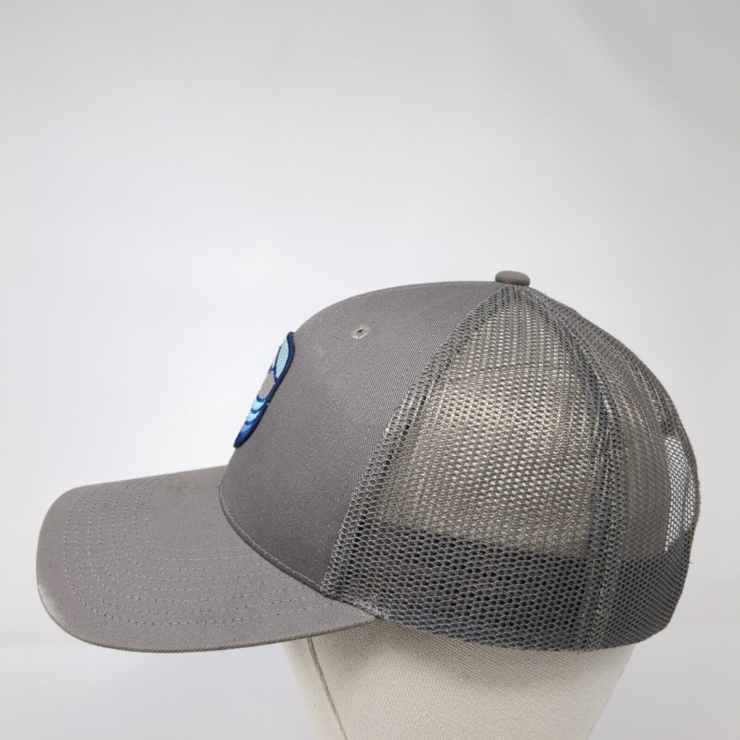 Outdoor Cap Adult Snapback Trucker Hat Gray OS Adjustable Embroidered Mesh Back
