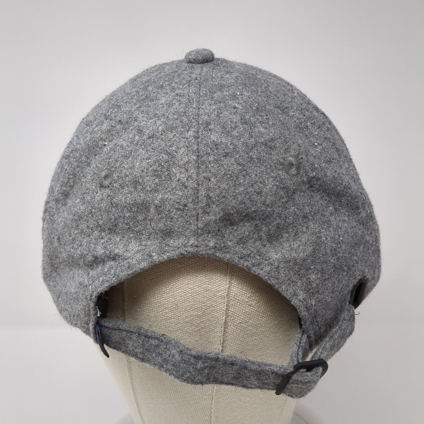 Unbranded Slideback Hat Gray One Size Adjustable Vented Holes 6 Panel Blank