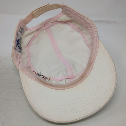 Fahrenheit Army Cap White One Size Pink Stitching Tracy's King Crab Shack Hat