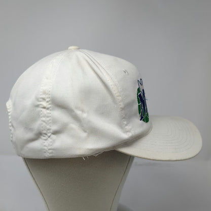 Dallas Mavericks NBA Twins Snapback White Blue Green Underbrim Logo Hat Vintage