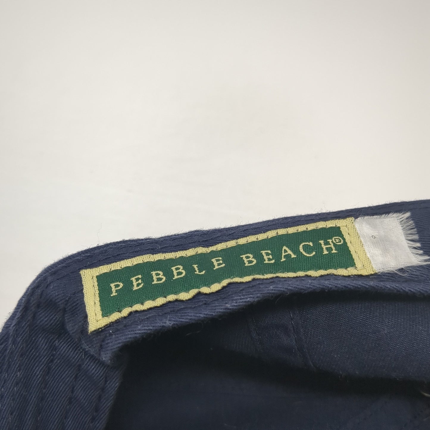 Pebble Beach Golf Links 1919 Slideback Hat Blue One Size Embroidered