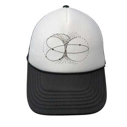 Otto Snapback Mesh Back Foam Trucker Hat Multicolor Rope Graphic Line Arrow Logo