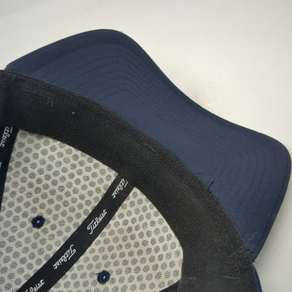 Titleist Baseball Cap Blue XL Fitted Mesh Golf Pro V1 FootJoy Performance Hat