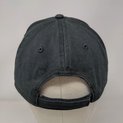 Disney Mickey And Friends Strapback Hat Black One Size Embroidered