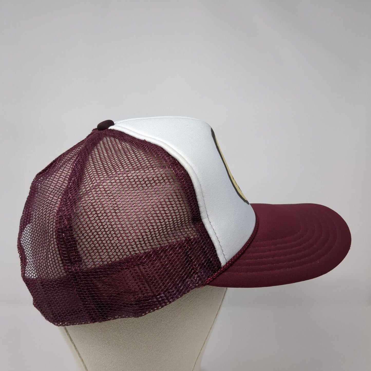 PY RO Streetwear Snapback Trucker Hat Red OS Adjustable Mesh Back Rope Otto