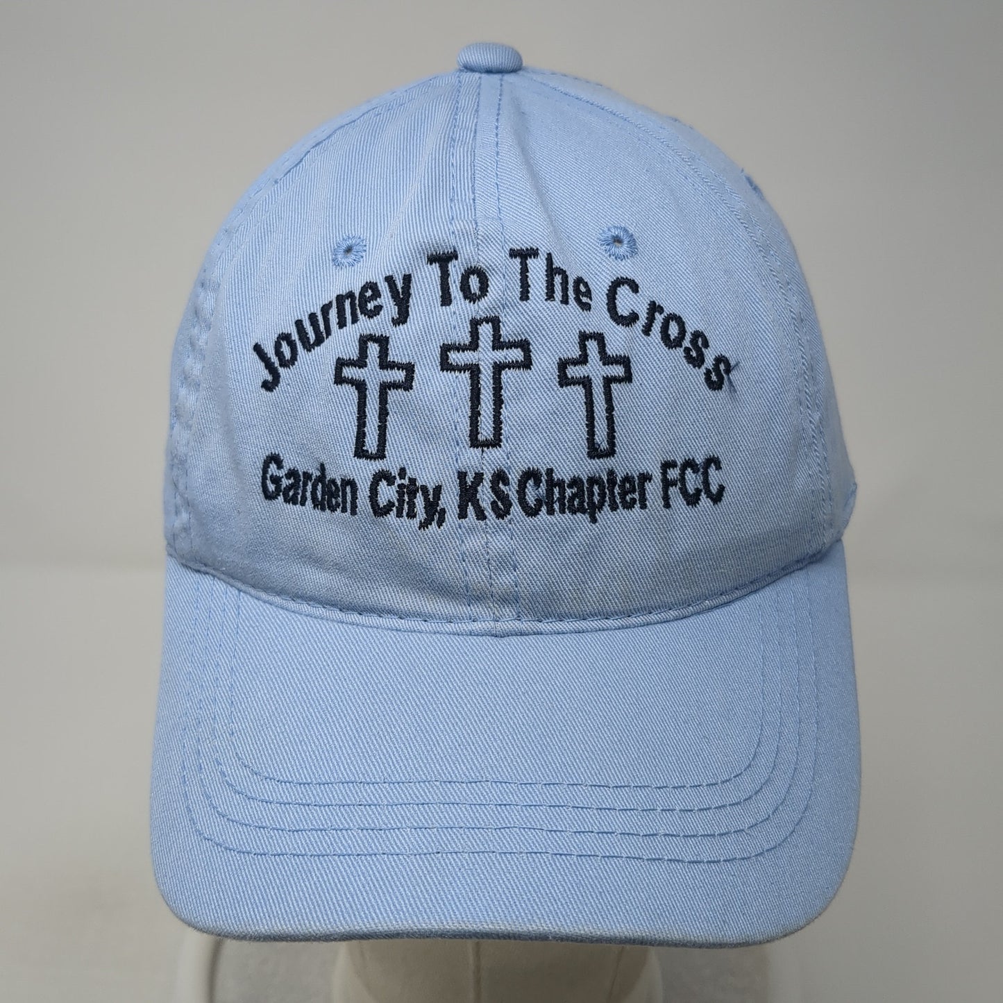 Journey To The Cross Garden City KS Chapter FCC Baseball Cap Blue OS Adjustable