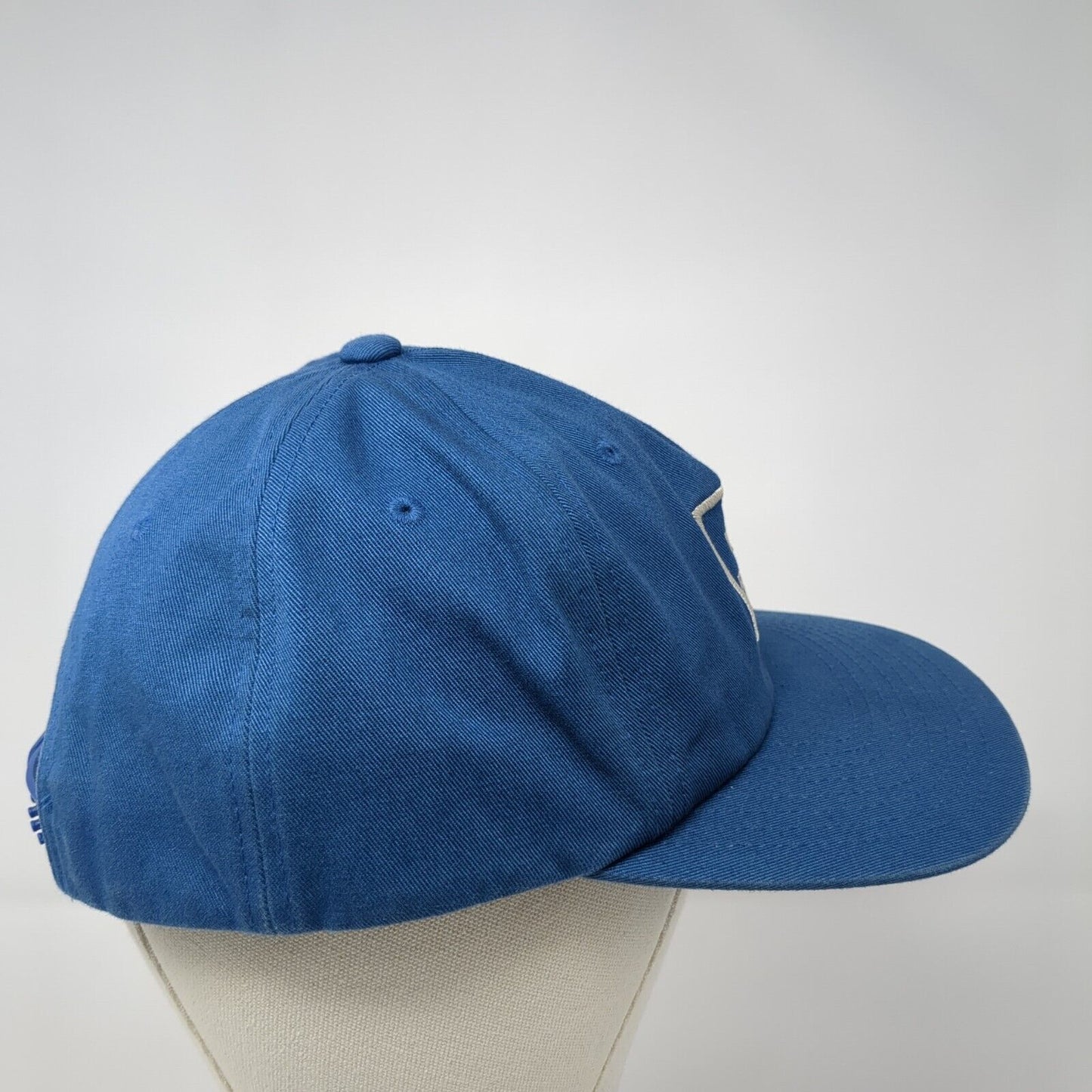 VA RVCA Snapback Hat Blue One Size Adjustable Mid Fit Embroidered Cotton