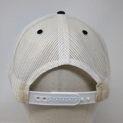 OTTO Trucker Hat Black White One Size Snake River Trailer Co Mountain Snapback