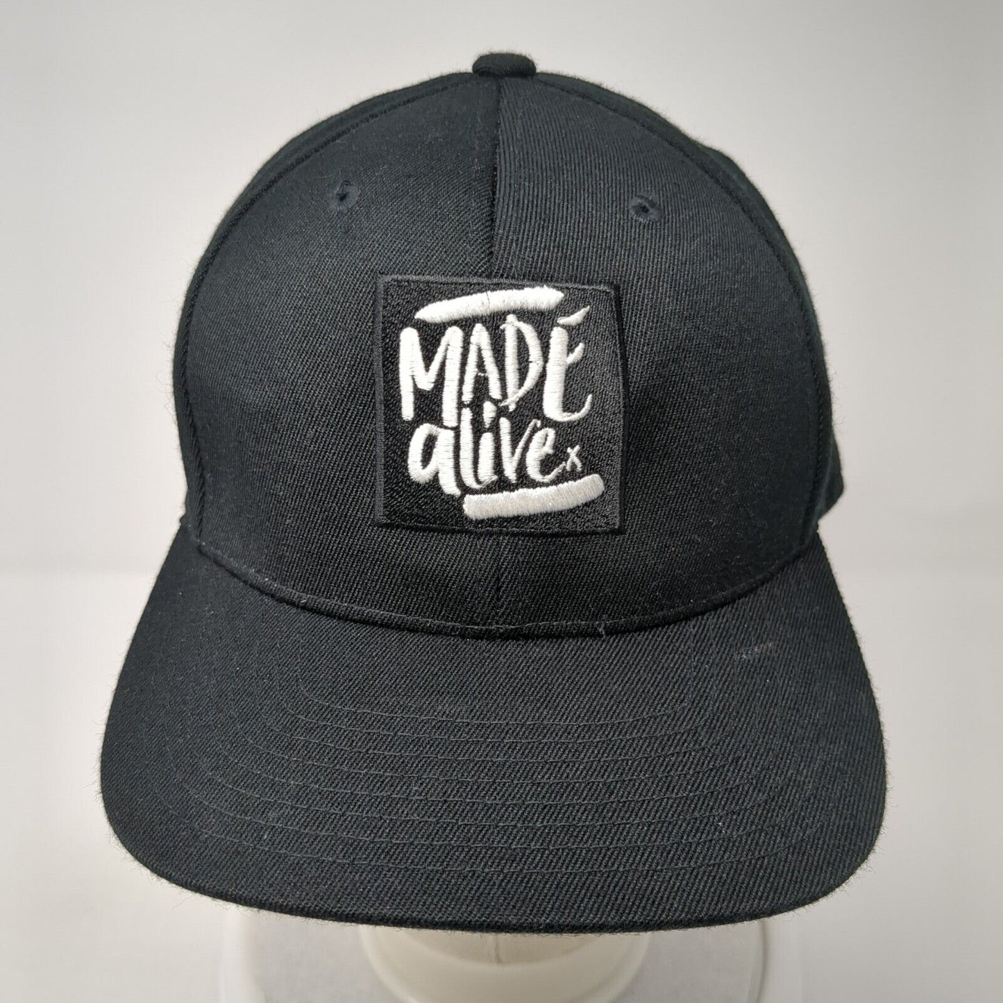 Made Alive Snapback Hat Black One Size Rock Kids Flexfit 110 Yupoong