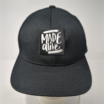 Made Alive Snapback Hat Black One Size Rock Kids Flexfit 110 Yupoong