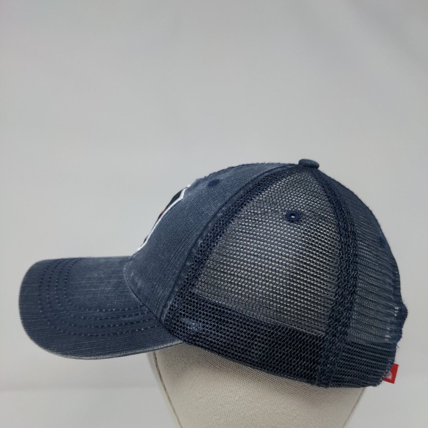 Mission43 Idaho USA Strapback Trucker Hat Blue OSFA Mesh Back 6 Panel