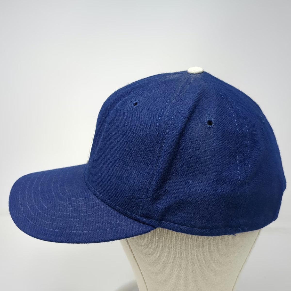 New Era Los Angeles Dodgers MLB Snapback Hat Blue M/L Made USA Vintage Pro Model