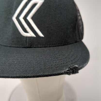 Kalletka Undersea Co. Snapback Trucker Hat Black One Size Mesh Back