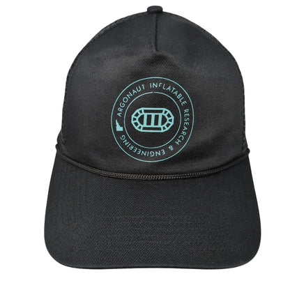 Argonaut Inflatable Research & Engineering Snapback Trucker Hat Black OS Rope