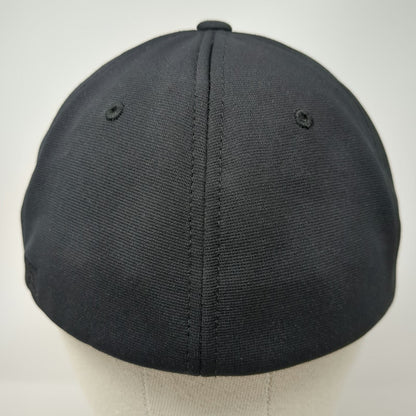 Richardson Baseball Cap Black M American Legion Umpire Flexfit Curved Brim Hat