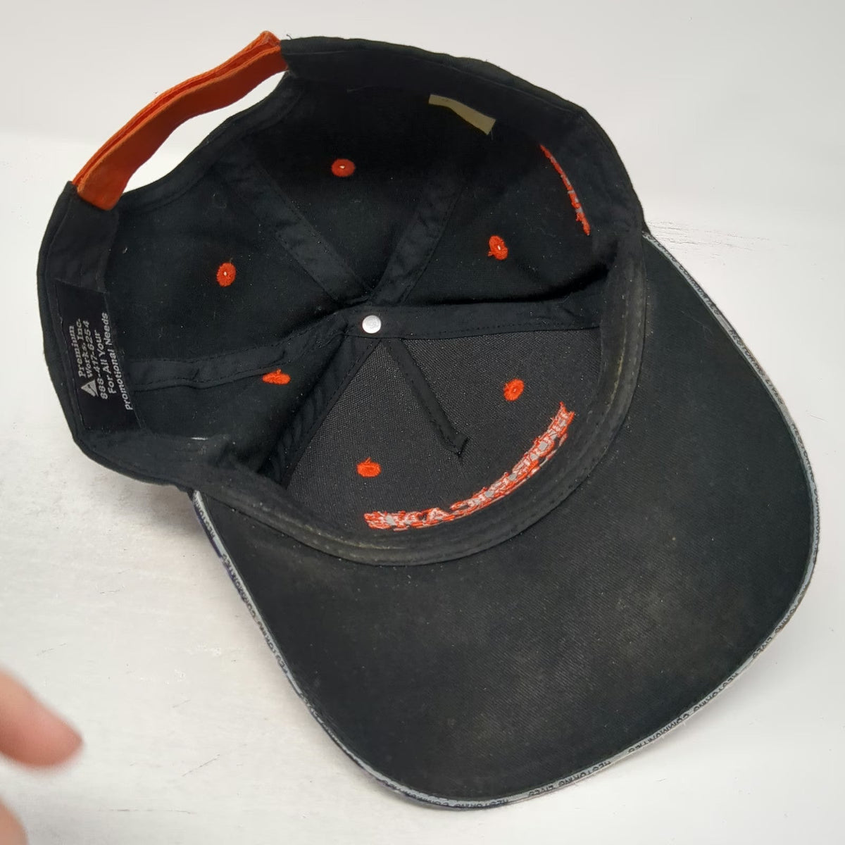 Asplundh 5 Panel Black One Size Hat Hurricane Matthew Storm Team 2016 Satellite
