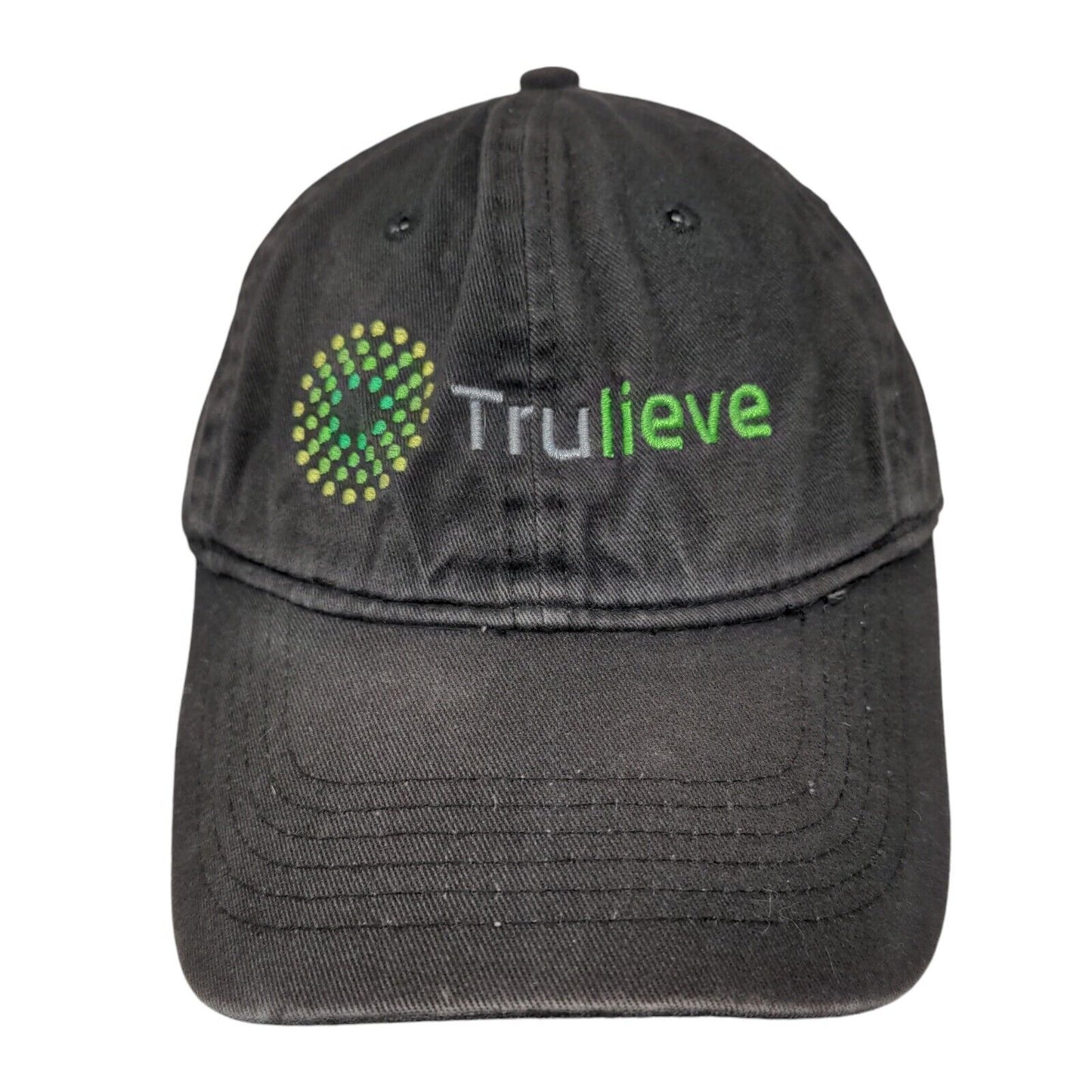 Trulieve Slideback Hat Black One Size Solid Embroidered Port & Company