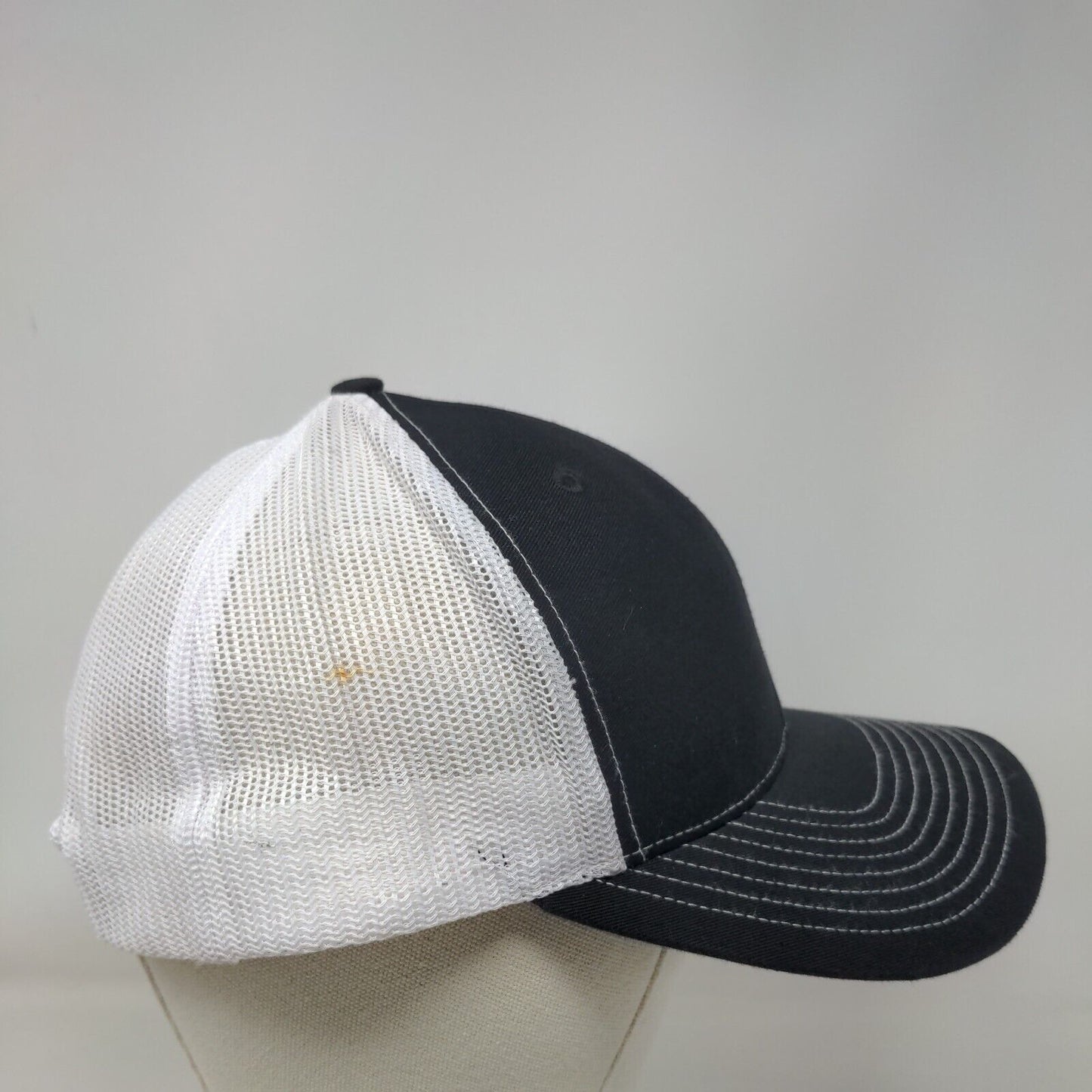 General Equipment Supplies Snapback Mesh Back Trucker Hat Black One Size
