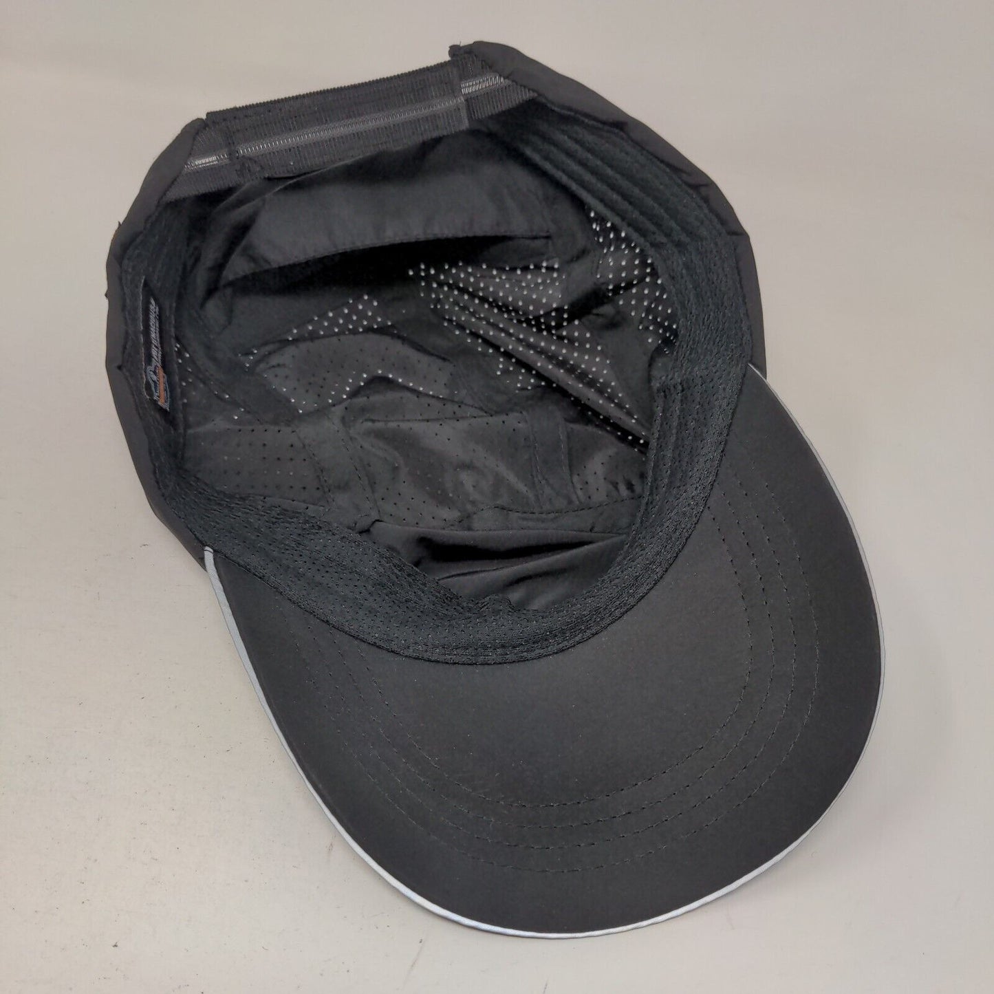 Ergodyne Strapback Hat Black One Size Adjustable Skullerz 8955