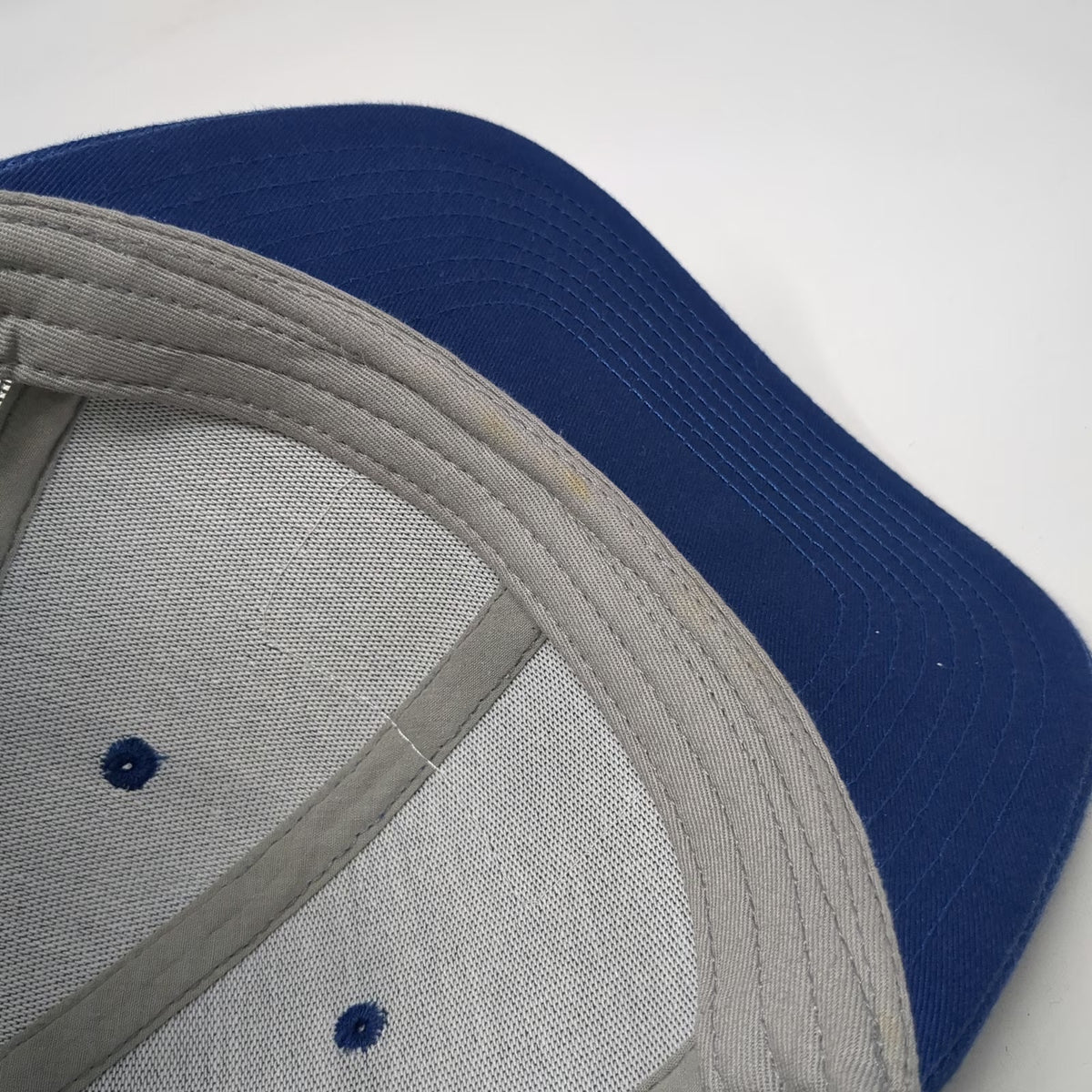 Hit Blue Trucker Hat One Size Snapback Masco Support Services Mesh Patch Logo