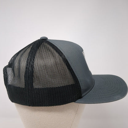 EB Snapback Trucker Hat Gray One Size Adjustable Mesh Back Pacific Headwear