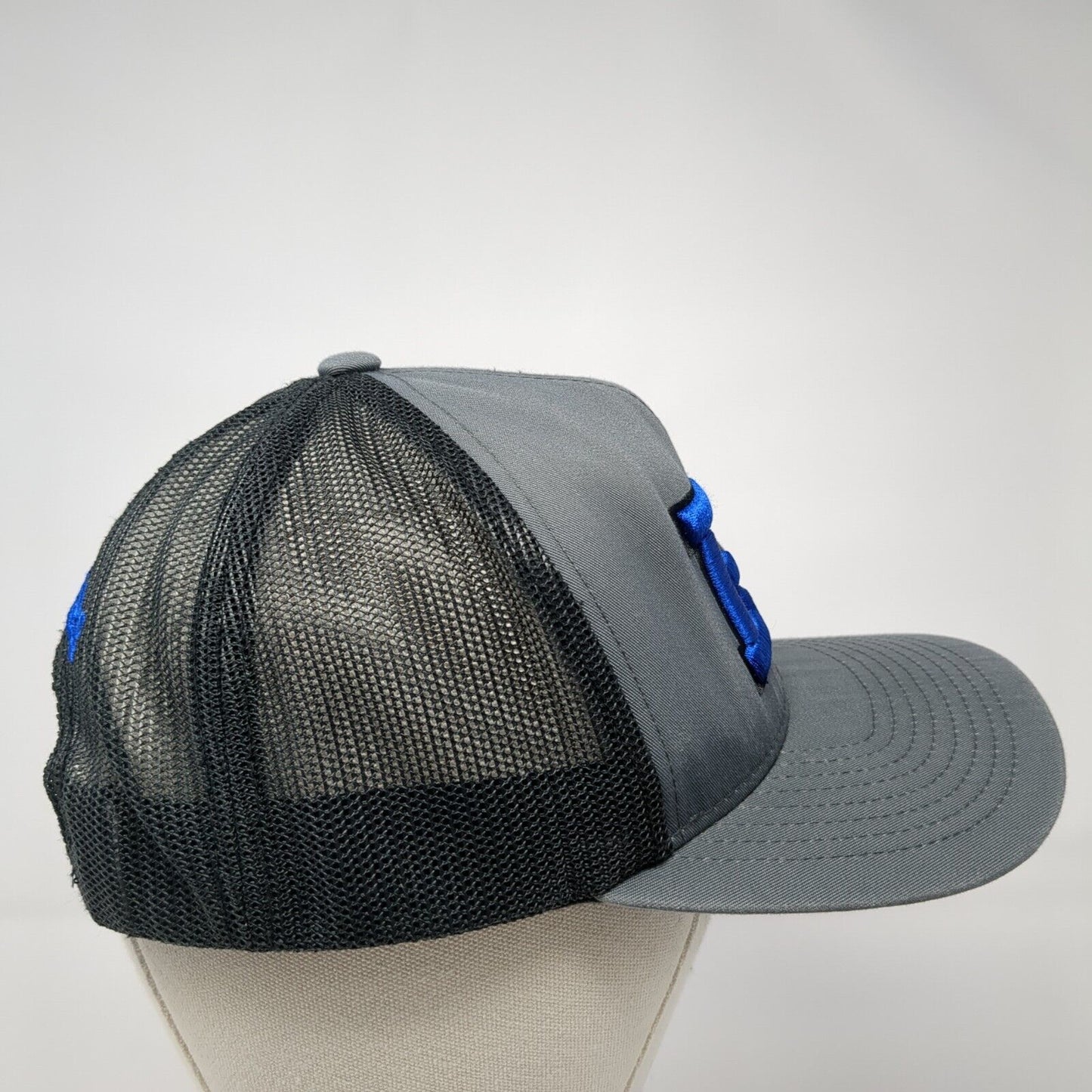 EB All Stars Snapback Mesh Back Trucker Hat Gray One Size Adjustable