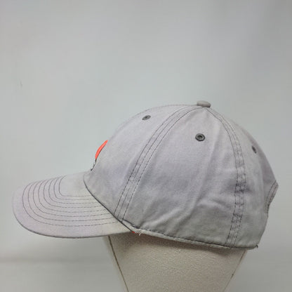 Adidas Slideback Hat Grayish-Blue OSFA Adjustable Embroidered Vented Holes