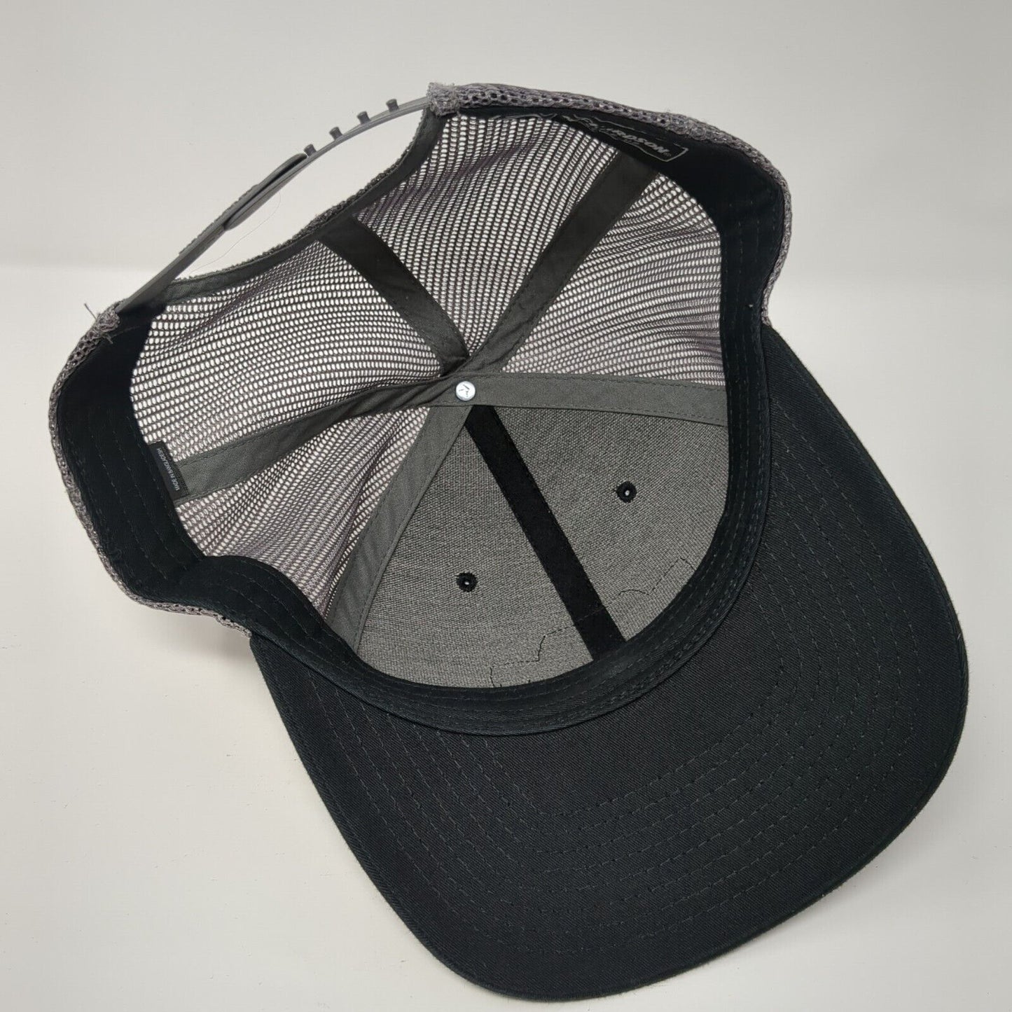 D&B Supply Patch Snapback Trucker Hat Black One Size Mesh Back Richardson