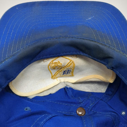 AMI 5 Panel Blue One Size Hat Blue Angels Shield Logo Rope Snapback Flat Brim