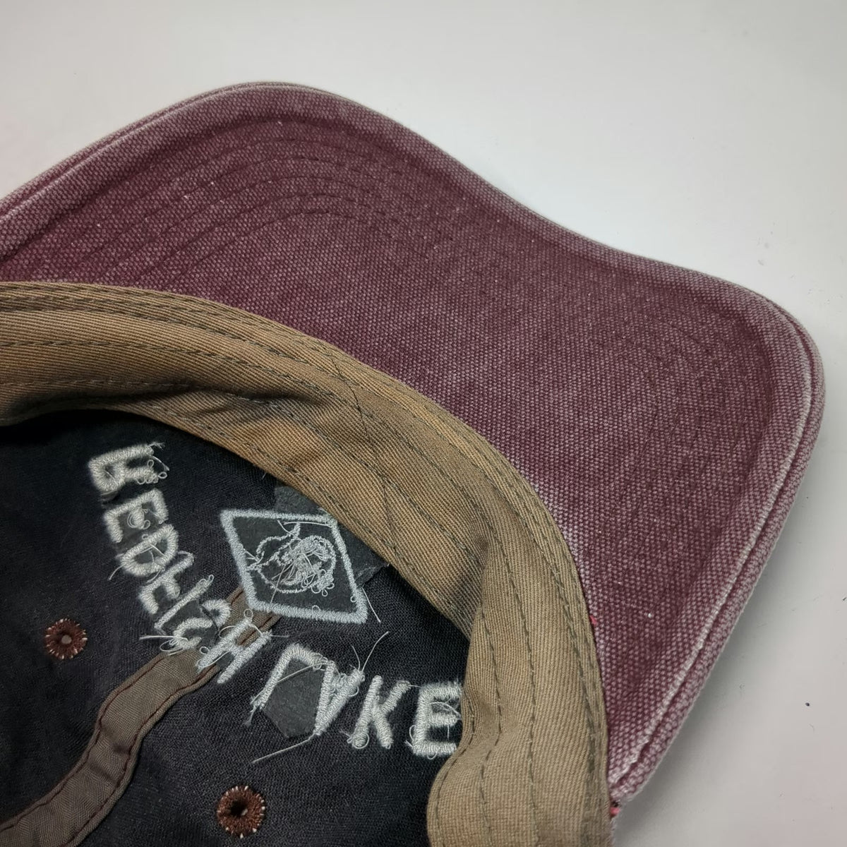 Legacy Redfish Lake Lodge Trucker Hat Red One Size Mesh Snapback Fish Logo
