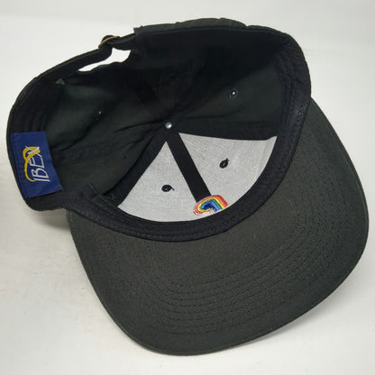 IBEX Baseball Cap Black One Size Pittsburgh Paints Rainbow Logo Slideback Hat