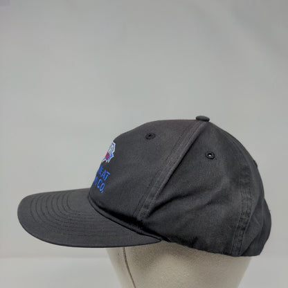 Gem Meat Packing Co. Snapback Hat Black M/L Embroidered Richardson
