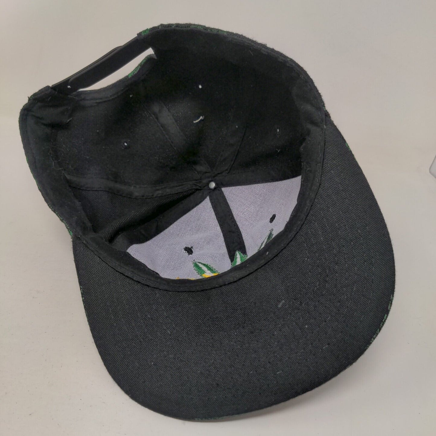 Marijuana Cannabis Weed Snapback Hat Multi One Size Embroidered Adjustable