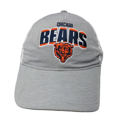 Chicago Bears Snapback Mesh Back Hat Gray Embroidered Logo NFL Adjustable