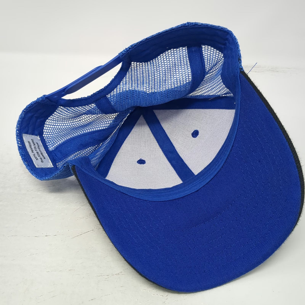 Trucker Hat Black Blue One Size Music Theatre of Idaho 2025 Company Member Mesh