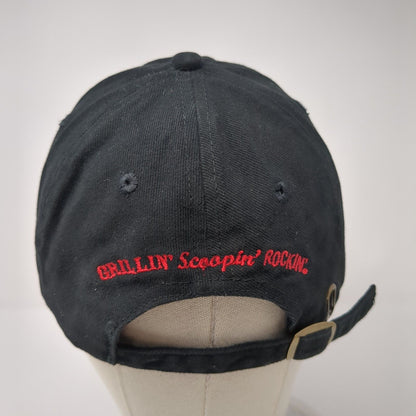 Freddy's Slideback Baseball Cap Black OS Adjustable Embroidered Apollo USA