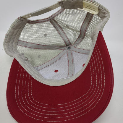 Wendy's Logo Trucker Hat Red One Size Dave Thomas Foundation Adoption Snapback
