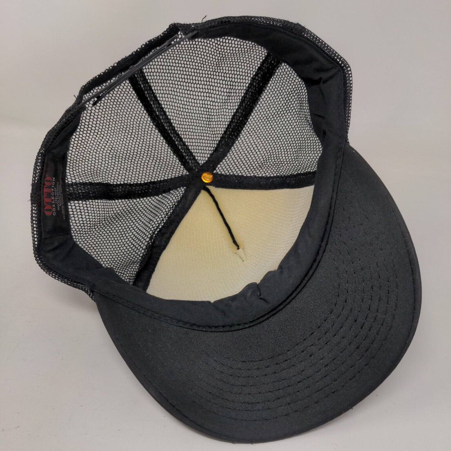 Boneyard Beer Skull and Bones Snapback Mesh Back Trucker Hat Black OSFM Otto