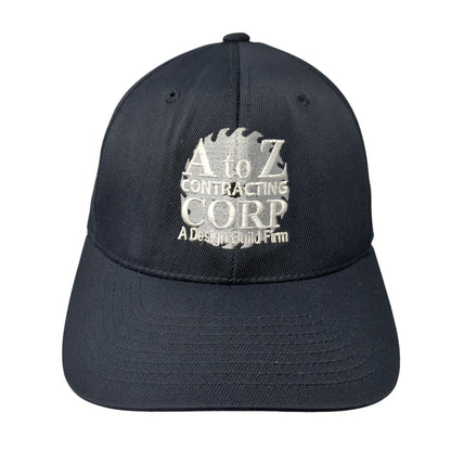 A to Z Contracting Corp A Design Build Firm Fitted Hat Black L/XL Flexfit