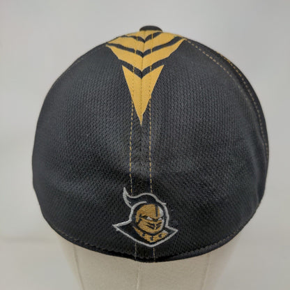 UCF Golden Knights Fitted Hat Black Gold OSFA Top of the World NCAA Embroidered
