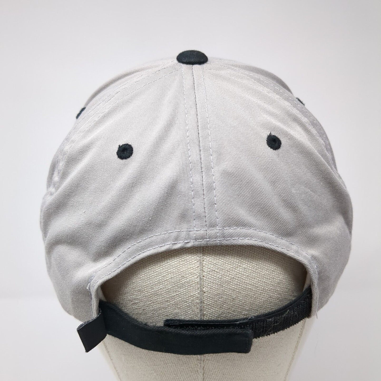 WV Adult Strapback Hat Gray One Size Adjustable Embroidered Pacific Headwear