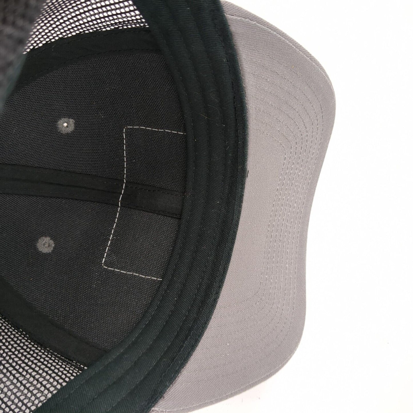 Idaho Central Credit Union Adult Snapback Trucker Hat Gray OS Mesh Outdoor Cap