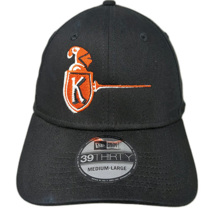 New Era Baseball Cap Black L Knight Transportation Stretch Fit Embroidered Hat